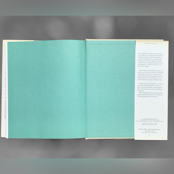 Vintage First Edition Marilyn Monroe Norma Jean Hardcover by Gloria Steinem - Picture 9 of 10
